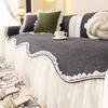 French light luxury skirt sofa cushion cover 2025 new four-season universal seat cushion cover fixed non-slip
