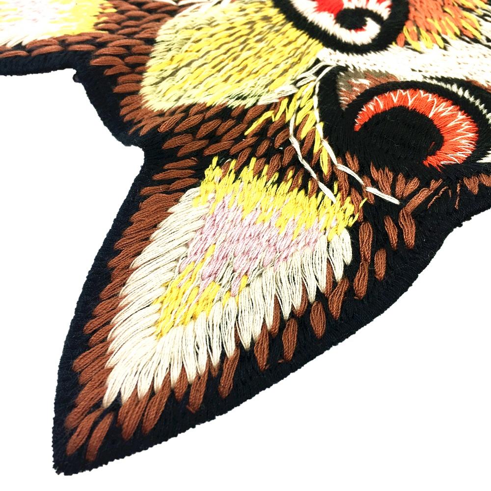 1Pc Sew Big Dog Head Embroidery Patch Embroidered Applique Animal Patches For Clothes Coat Hound Appl