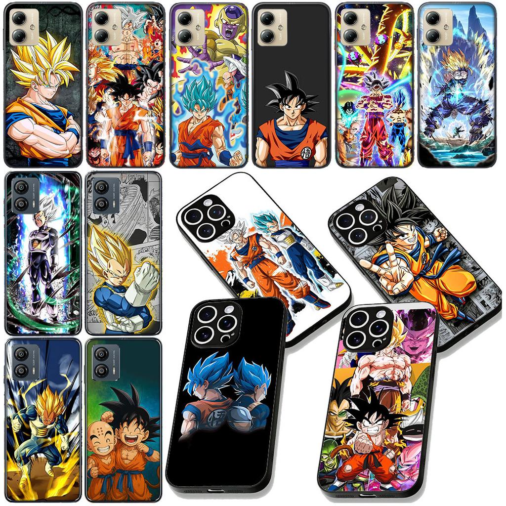 Super Dragons Gokus Balls Vegeta Cover for Motorola Moto E13 E20 E32 E22 E14 E15 G32 G60 G72 G7 G8 G82 G9 Plus Power Phone Case