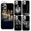 Chess Pieces Phone Case for iPhone 11 12 13 14 Pro Max Mini X XR XS SE 2020 5 6S 7 8 Plus Samsung Galaxy S21 S22 Cover Shell