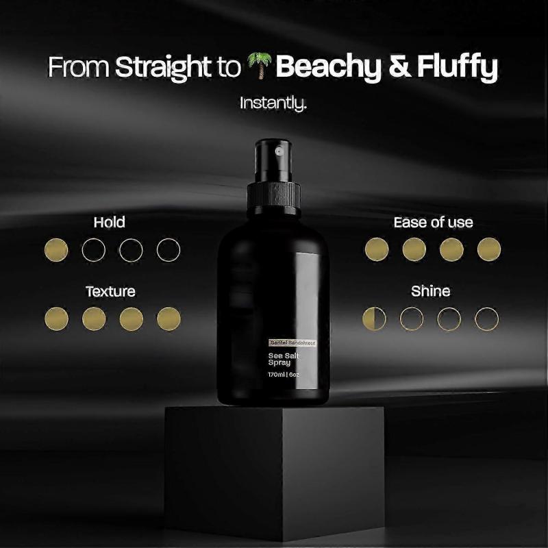 Спрей с морской солью для придания объема волосам, 170 мл Текстурирующий и укрепляющий спрей с витамином B5 и морскими водорослями