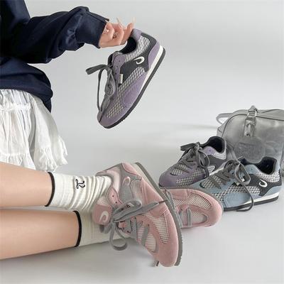 Новая повседневная спортивная обувь в ретро-стиле и универсальная обувь на толстой подошве для немецких тренировок для женщин