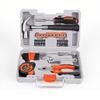 35Pcs/set Socket Wrench Auto Repair Tool Combination Package Mixed Tool Set Hand Tool Kit with Plastic Toolbox Storage Case