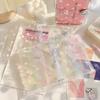 Polka Dot Print Transparent Passport Cover Elastic Band Design Portable Notebook Cover  Casual