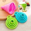Kitchen Funnel, Kitchen Gadgets Accessories Foldable Silicone Collapsible Funnels for Filling Water Bottle Liquid Transfer Food Grade
