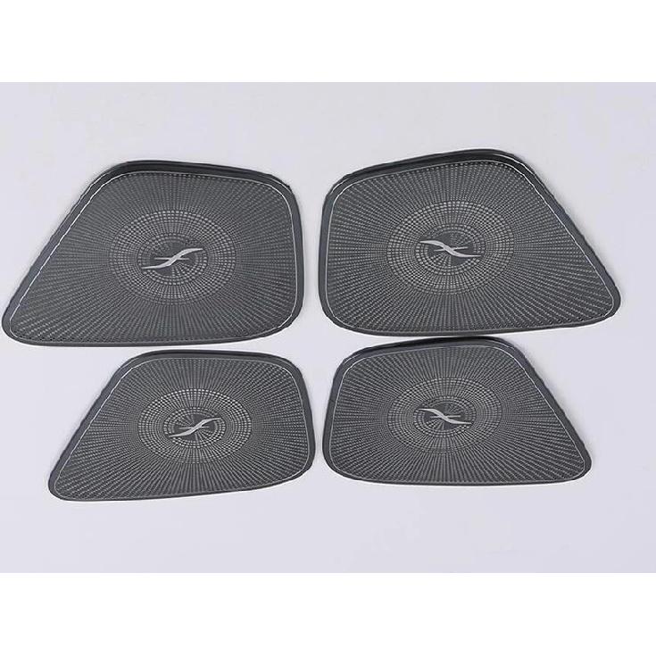 For Mercedes-Benz GLB-Class X247 GLB200 220 250 Stainless Steel Speaker Cover Interior Trim Side Door Stereo Bezel