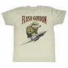 Flash Gordon Flash Rocket Natural T-Shirt