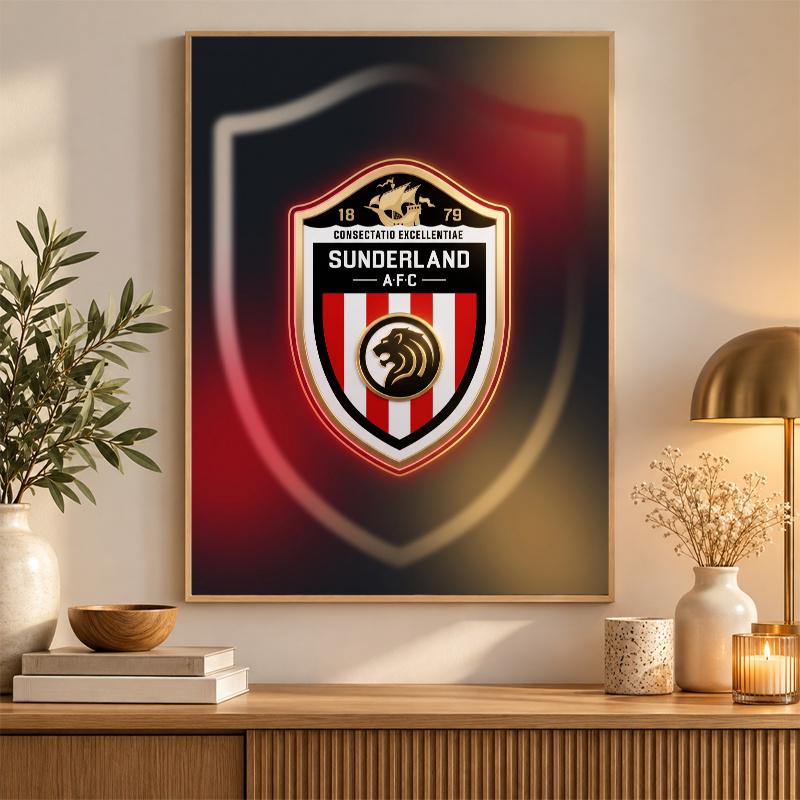 Sunderland Football Diamond Painting Kit 5D Full Drill DIY Diamond Mosaic Wall Art Home Decor