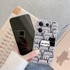 Милый черный кот мягкий прозрачный силиконовый чехол для Xiaomi Redmi Note 13 14T 15 Samsung A55 A35 S24 iPhone 15 Huawei Honor Camera защитный противоударный чехол