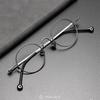 Pure titanium Vintage Round 41mm Eyeglass Frames Japanese Spectacle Glasses