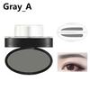 Natural Shape Eyebrow Powder Stamp Waterproof Quick Brow Dye Palette Makeup Sup