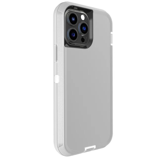 Гибридный сверхпрочный защитный чехол для iPhone 16 Pro Max 15 14 13 12 11 XR XS 7 8 Plus 3IN1 Otter Case Box Жесткий военный противоударный чехол с полной защитой