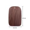 1pc Irregular Shape Cutting Board Solid Black Walnut Wood Board Food Steak Board Charcuterie Board