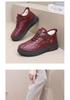 2025 Beijing Women's Non-Slip Winter Cotton Snow Boots with Velvet High Heel