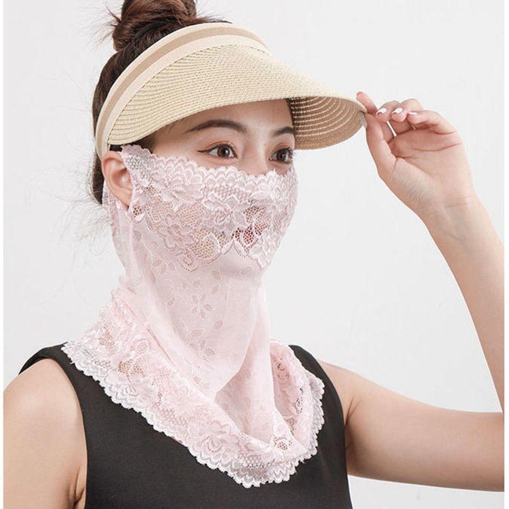 Comfortable Sunscreen Face Scarf Anti-UV Ear Headband Scarf New Neck Mask Summer