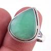 Natural Chrysoprase Gemstone Handmade 925 Solid Sterling Silver Ring S.10 D8y30