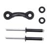 Durable Kayak Replacement Kit Set with Nylon Pad Eyes & Tri  Fold Rivets & Screw Nuts