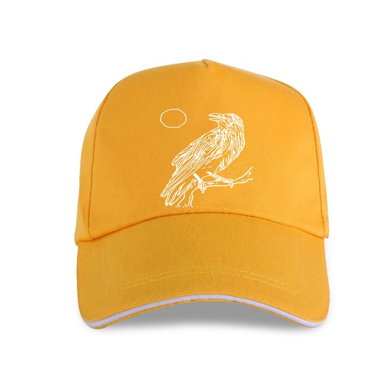 Новый дизайн, винтажная готическая бейсболка с вороной и птицей, новинка с натуральными буквами, новинка для взрослых, мужская, 2023