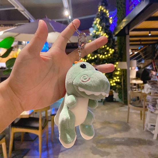 Плюшевый подвесной брелок с изображением динозавра, мягкая кукла-животное для тематической вечеринки Дино, плюшевые плюшевые игрушки с мультяшным драконом с