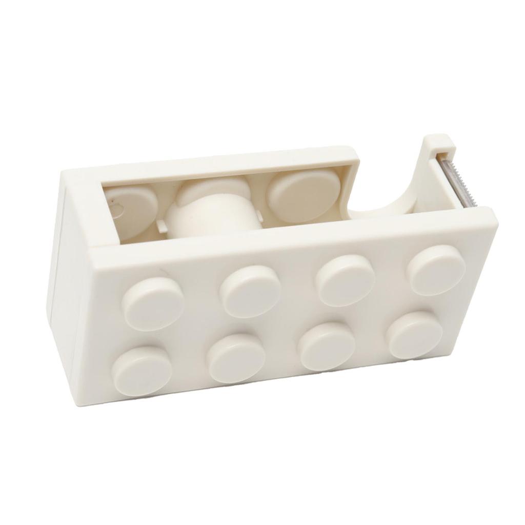 Диспенсер для скотча, симпатичный строительный блок, простая в использовании форма, держатель для скотча для стола, школы, офиса, кабинета