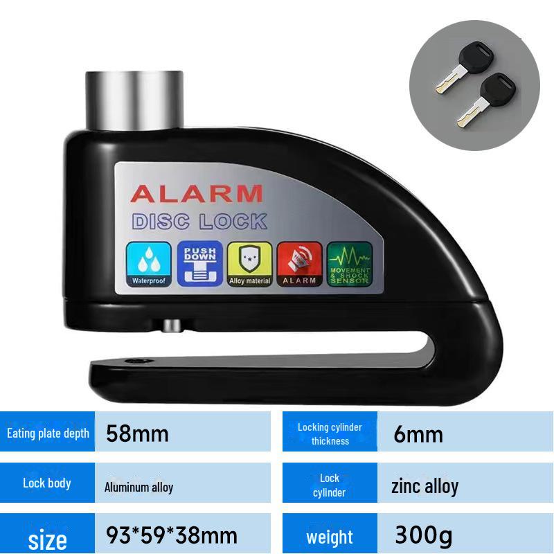 Противоугонный замок из легированной стали для дисковых тормозов велосипедов, электромобилей и мотоциклов