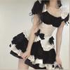 Cute Soft Girl Maid Outfit Daily Wear Large Size Strap Maid Animation Costume Stage Performance