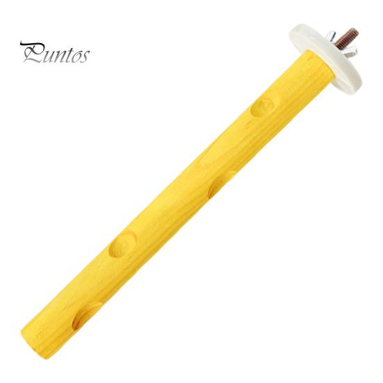 Birds Perch Cheese Shape Parrot Stand Wooden Parakeet Chewing Perch Paw Grinding Toy Birds Cage Accessories for Budgies Canaries Conures