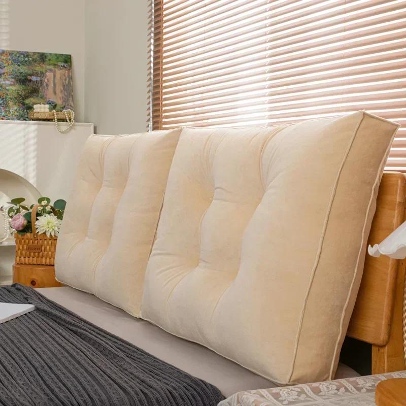 Модная большая спинка, съемная поясничная подушка, квадратная диванная подушка, удобные прикроватные подушки, подушки, декор для дома