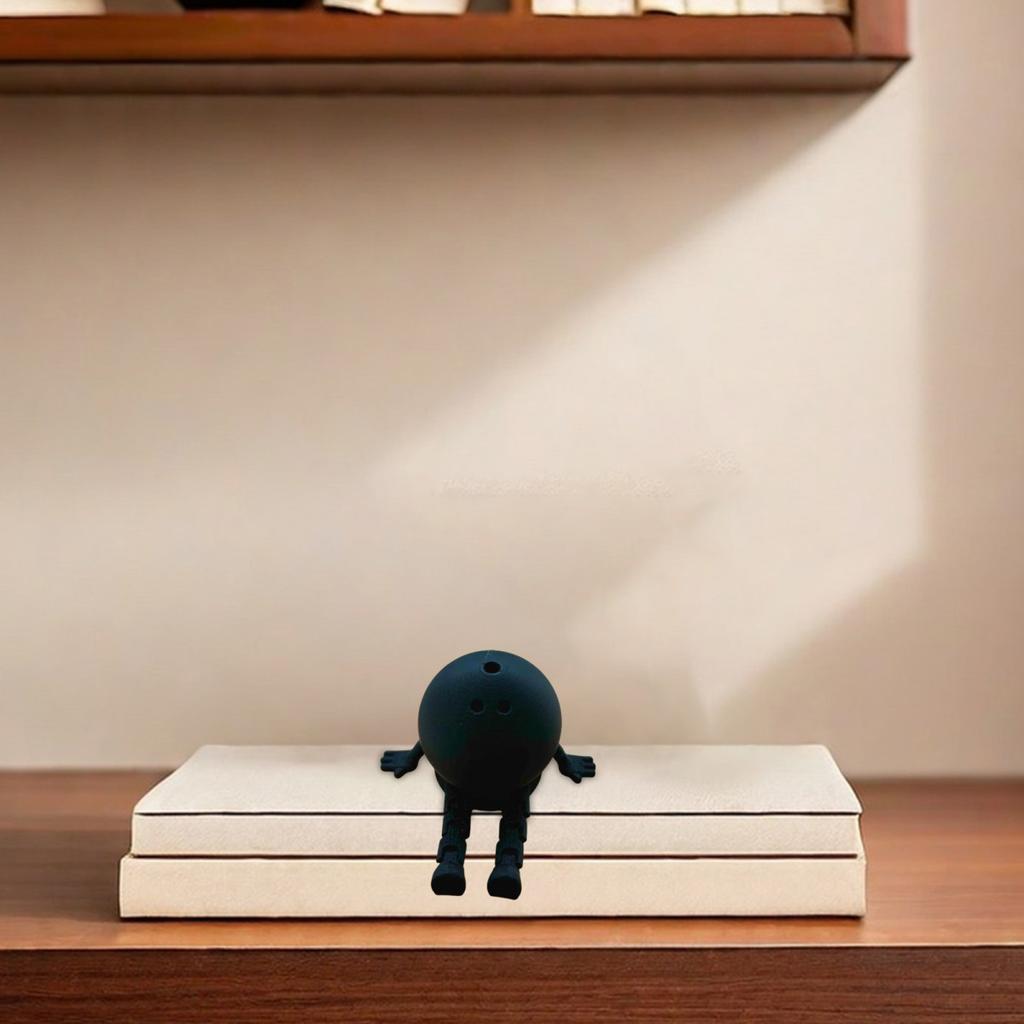 Yousheng Flexible Bowling Buddy Bowling Pin Ball Desk Buddy с шарнирными ножками, 3D-печатный орнамент на тему боулинга, подарки для любителей боулинга