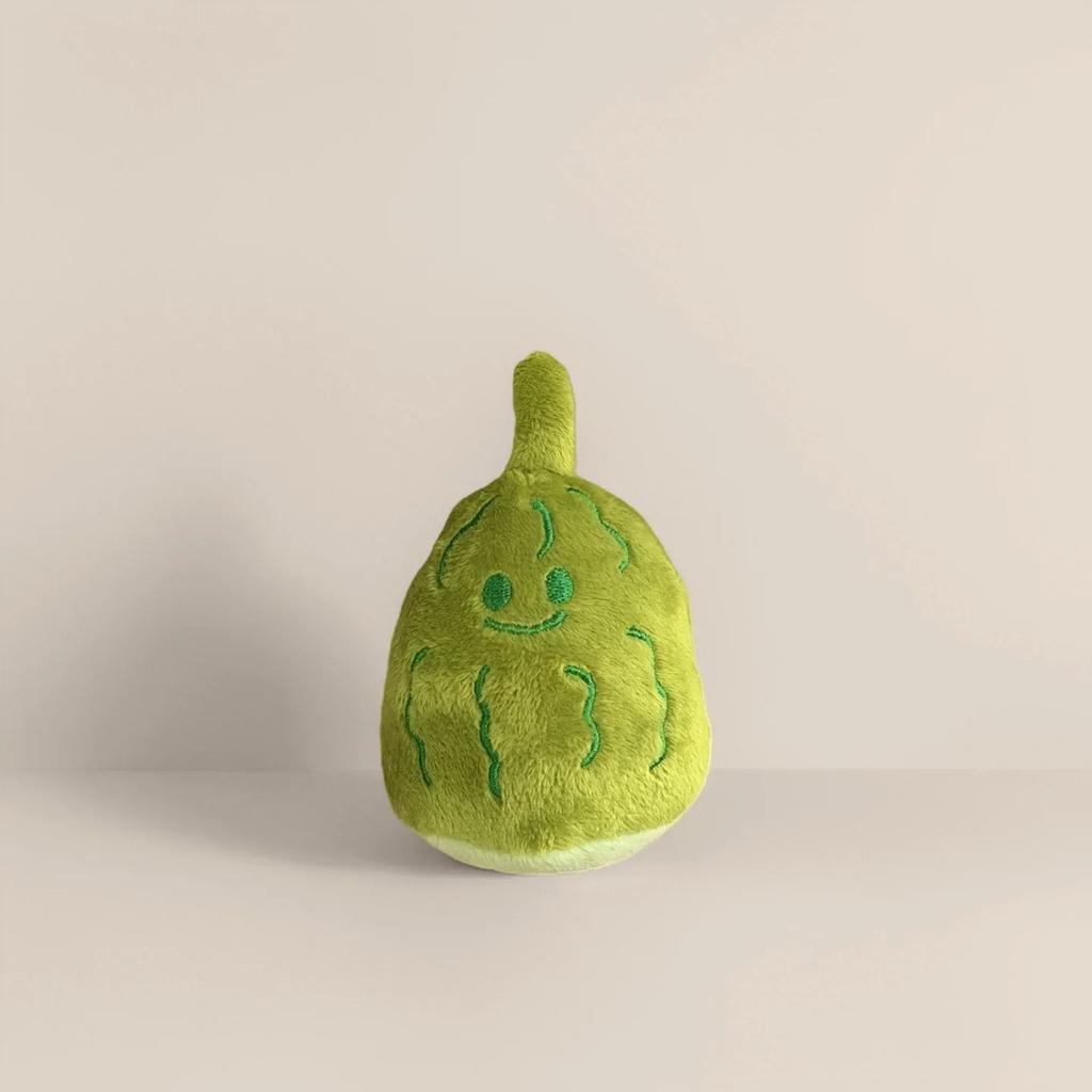 Cartoon Cute Fruit and Vegetable Plush Series Keychain Toy Peach Pear Cherry Doll Smiling Face Fruit Decoration Pet Gift