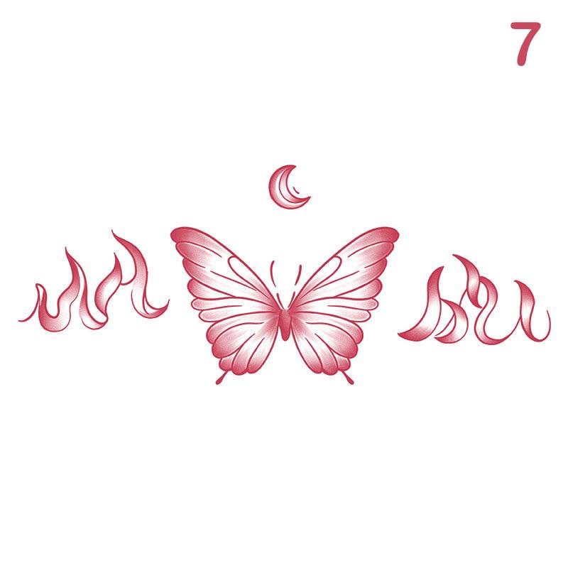 Сексуальный дизайн сердца временные татуировки наклейки женские водонепроницаемые поддельные татуировки искусство сексуальная имитация пупка наклейка на грудь