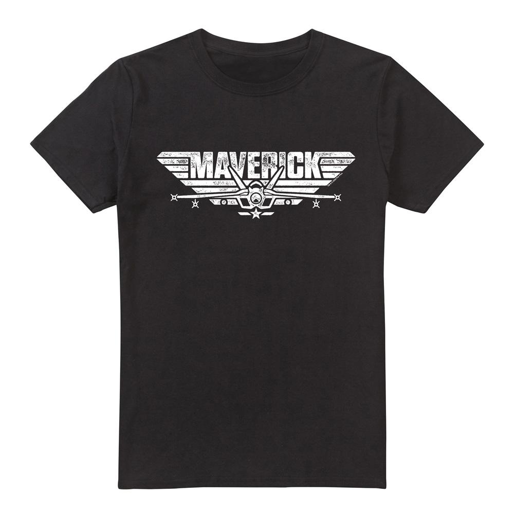 Top Gun Mens Maverick Logo T-Shirt