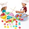 Wood Classification Sorting Tray Toy Teaching Aid Gifts Age 3-6