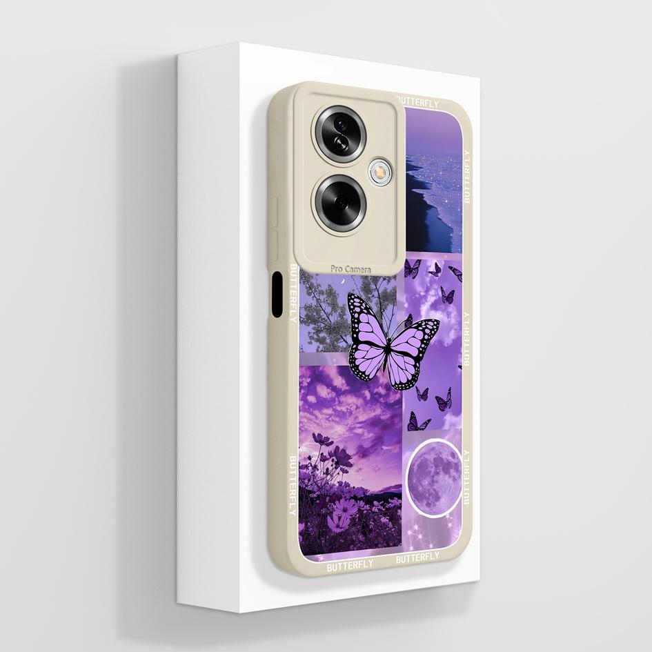 Для OPPO A79 A77 A77s A78 A83 A91 A92 A93 A93s A94 A95 A96 4G 5G чехлы для телефонов прекрасный рисунок панды котенка жидкий силиконовый противоскользящий чехол для OPPO Capa