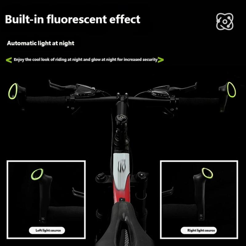 Bicycles Extension Handlebar Mountain Bike Deputy Handle Nylon Handle Bar Ends Grips Cycling Accessory Easy to Install