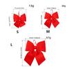 DIY Red  Christmas Bow Reusable Christmas Tree Decorations  Home Navidad New Year