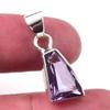 Natural Pink Amethyst 925 Solid Sterling Silver Gift Jewelry Pendant 1'' i1I42