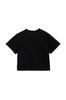 Diesel A15698RHERA 900 Black M Women's T-REG-TULLE-CROPT T-SHIRT