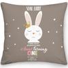 Home Decor Easter Pillowcase Sofa Cushion Cover Bedroom Room Decor Easter Bunny Egg Print Throw Pillow Case