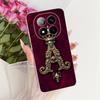 Чехол-бампер для Redmi Note 14 Pro Plus, Роскошный, с буквами от A до Z, 2D-рисунок, Силиконовый корпус для Redmi Note 14 Pro+ 24094RAD4G