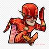 Flash Sticker The Flash Iron On Heat Transfer Printing Vinyl Patches Sticker for Clothes DIY Appliques Washable Patches