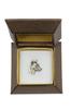Dobermann, Doberman Pinscher, Dobie I - Dog brooch in a gift box, elegant pin, lapel pin for Art-Dog brand jacket