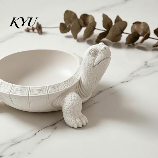 Настольный поднос для мелочей 3D-печатный поднос-черепаха для хранения, Декоративный лоток для ювелирных изделий, ожерелий, Кольца из прочной ПЛА-смолы, Креативный органайзер для гостиной, спальни