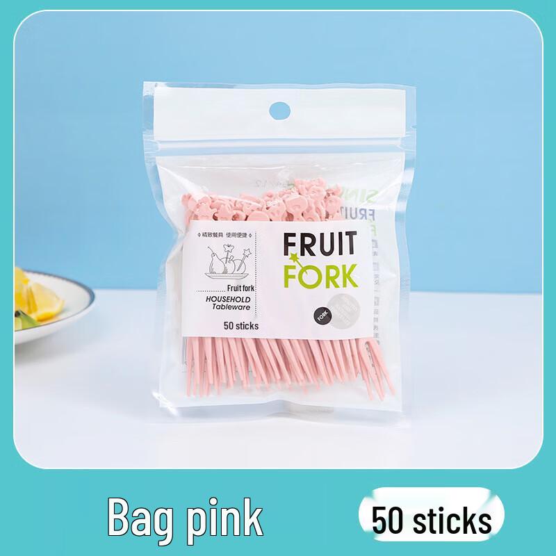 Одноразовые пластиковые вилки для торта и фруктов Pabei