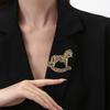 Брошь 'Корова с тыквой' Унисекс Металлическая Эмалированная Брошь Модная и Универсальная Аксессуары для Одежды Рюкзака Шарфа Брошь на Хэллоуин