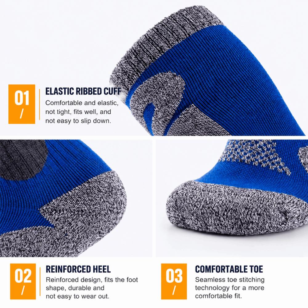 Thickened Thermal Socks Breathable Knee High Socks Fashion Winter Ski Socks for Cold Weather