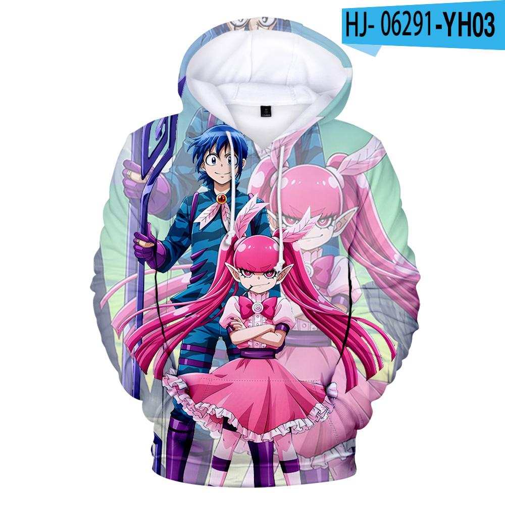 3D Welcome To Demon School! Iruma-kun Hoodie Harajuku Clothing for Men and Women Sweatshirt Spring and Autumn Models