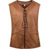 Medieval Renaissance Pirate Gothic Steampunk Vest Lace-up Vest That Can Be Worn By Both Men And Women