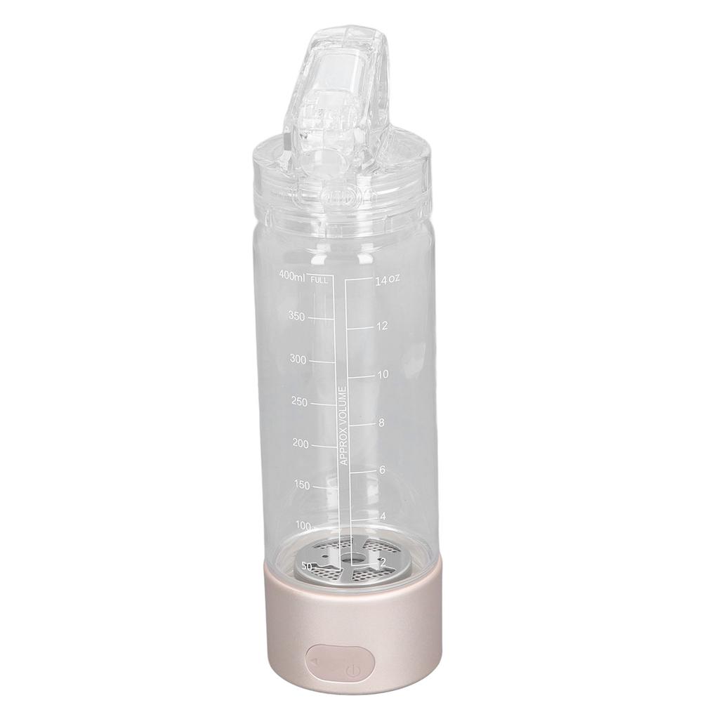 5V Hydrogen Water Bottle 400ML Capacity 1600?2000ppb Rechargeable Portable Hydrogen Water Generator