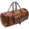 Large Unisex Travel Bag Genuine Vintage Leather Duffel Weekend Gym Overnight